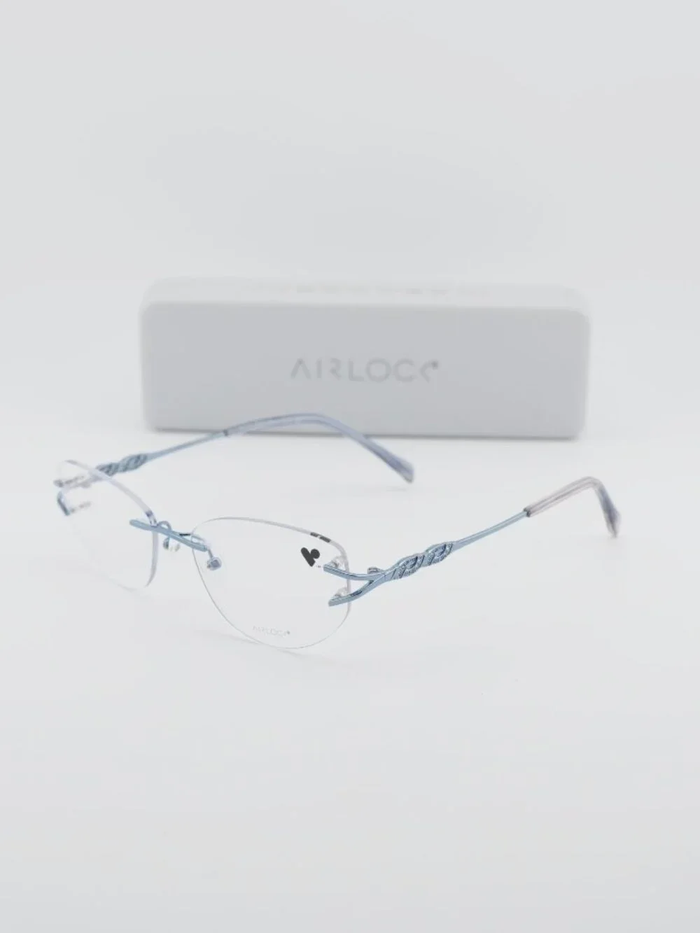 Airlock AIRLOCK JADE 201 407 Cat Eye Eyeglasses 52mm – Light Blue